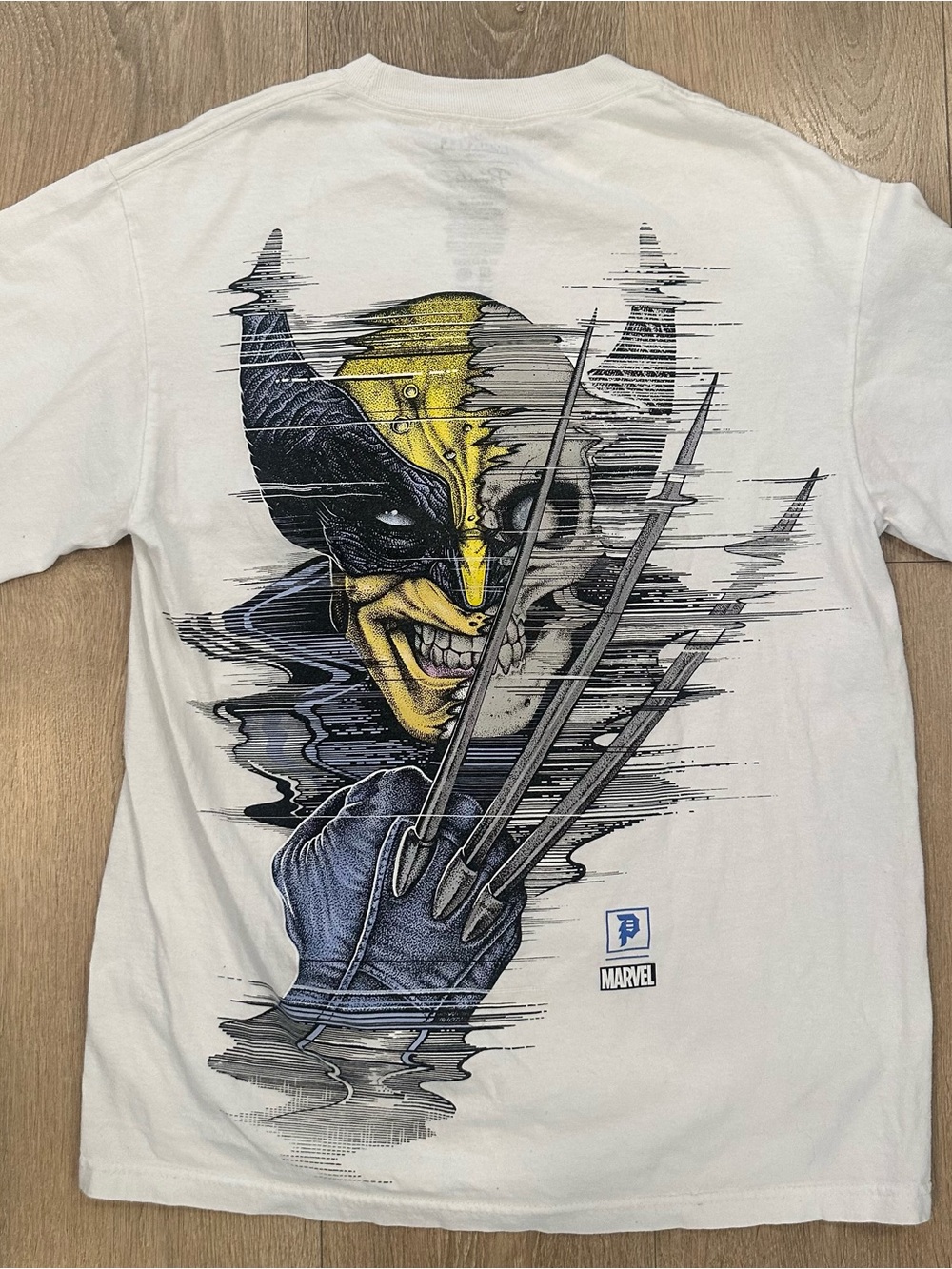 Marvel x Primitive Y2K Wolverine Split-Skull Graphic Tee - White Size M